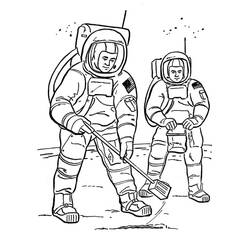 Desenho Astronauta (Carreiras e Profissões) #184451 para imprimir e colorir