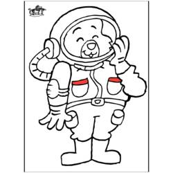 Página para colorir: Astronauta (Carreiras e Profissões) #87603 - Páginas para Colorir Imprimíveis Gratuitamente