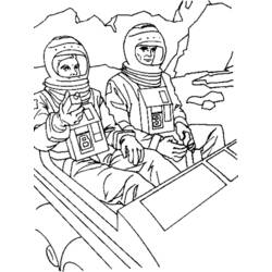Página para colorir: Astronauta (Carreiras e Profissões) #87606 - Páginas para Colorir Imprimíveis Gratuitamente