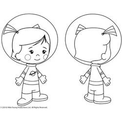 Página para colorir: Astronauta (Carreiras e Profissões) #87627 - Páginas para Colorir Imprimíveis Gratuitamente