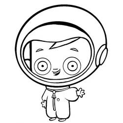 Página para colorir: Astronauta (Carreiras e Profissões) #87705 - Páginas para Colorir Imprimíveis Gratuitamente