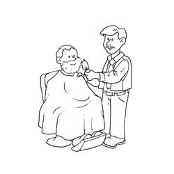 Desenhos para colorir: Barbeiro - Páginas para Colorir Imprimíveis Gratuitamente