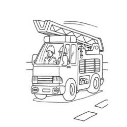 Desenho Bombeiro (Carreiras e Profissões) #105578 para imprimir e colorir