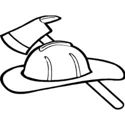 Desenho Bombeiro (Carreiras e Profissões) #105594 para imprimir e colorir