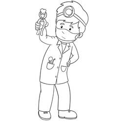 Desenho Dentista (Carreiras e Profissões) #200010 para imprimir e colorir