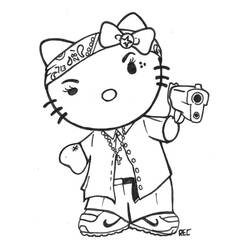 Desenhos para colorir: Gângster - Páginas para Colorir Imprimíveis Gratuitamente