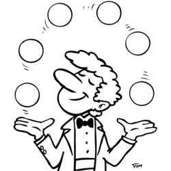 Desenhos para colorir: Malabarista - Páginas para Colorir Imprimíveis Gratuitamente