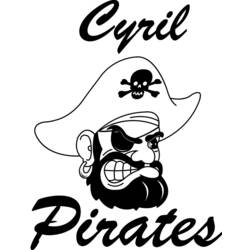 Página para colorir: Pirata (Carreiras e Profissões) #105027 - Páginas para Colorir Imprimíveis Gratuitamente