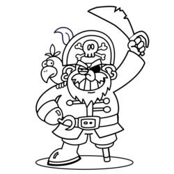 Desenhos para colorir: Pirata - Páginas para Colorir Imprimíveis Gratuitamente