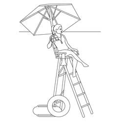 Desenhos para colorir: Salva-vidas - Páginas para Colorir Imprimíveis Gratuitamente
