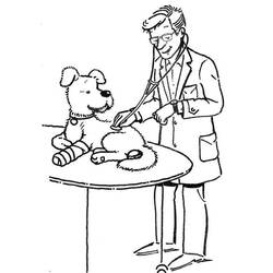 Desenhos para colorir: Veterinário - Páginas para Colorir Imprimíveis Gratuitamente