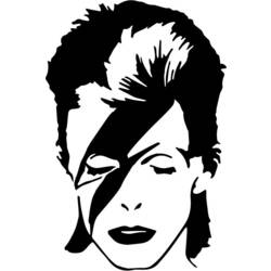 Desenhos para colorir: David Bowie - Páginas para Colorir Imprimíveis Gratuitamente
