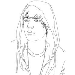 Página para colorir: Justin Bieber (celebridades) #122440 - Páginas para Colorir Imprimíveis Gratuitamente
