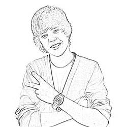 Página para colorir: Justin Bieber (celebridades) #122448 - Páginas para Colorir Imprimíveis Gratuitamente