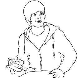 Página para colorir: Justin Bieber (celebridades) #122461 - Páginas para Colorir Imprimíveis Gratuitamente
