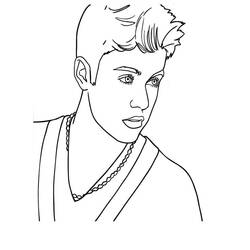 Página para colorir: Justin Bieber (celebridades) #122481 - Páginas para Colorir Imprimíveis Gratuitamente