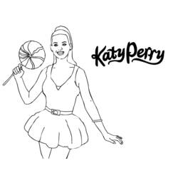 Página para colorir: Katy Perry (celebridades) #123324 - Páginas para Colorir Imprimíveis Gratuitamente