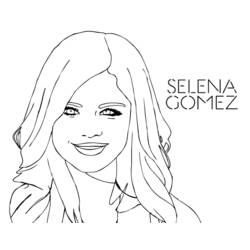 Página para colorir: Selena Gomez (celebridades) #123822 - Páginas para Colorir Imprimíveis Gratuitamente