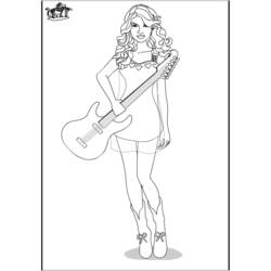 Página para colorir: Taylor Swift (celebridades) #123846 - Páginas para Colorir Imprimíveis Gratuitamente