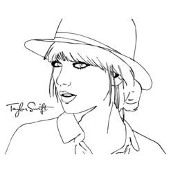 Página para colorir: Taylor Swift (celebridades) #123852 - Páginas para Colorir Imprimíveis Gratuitamente