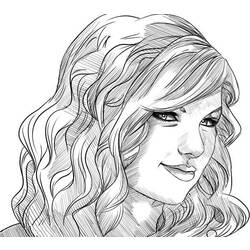 Página para colorir: Taylor Swift (celebridades) #123948 - Páginas para Colorir Imprimíveis Gratuitamente