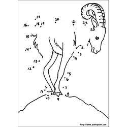 Página para colorir: Colorir de Ponto a Ponto (Colorir por Números) #125914 - Páginas para Colorir Imprimíveis Gratuitamente