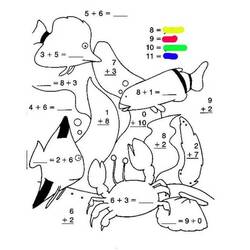 Desenhos para colorir: Colorir Mágico de Adição - Páginas para Colorir Imprimíveis Gratuitamente