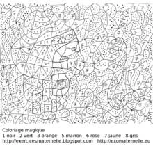 Desenhos para colorir: Colorir por números - Páginas para Colorir Imprimíveis Gratuitamente