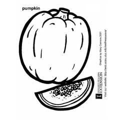 Desenho Abóbora (Comida e Nutrição) #166866 para imprimir e colorir