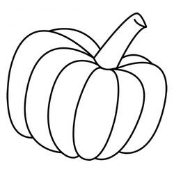Desenho Abóbora (Comida e Nutrição) #212192 para imprimir e colorir