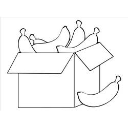Desenhos para colorir: Banana - Páginas para Colorir Imprimíveis Gratuitamente