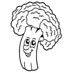 Desenhos para colorir: Brócolis - Páginas para Colorir Imprimíveis Gratuitamente