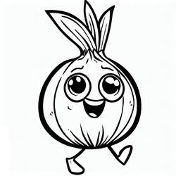Desenhos para colorir: Cebola - Páginas para Colorir Imprimíveis Gratuitamente