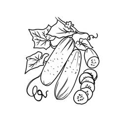 Desenhos para colorir: Pepino - Páginas para Colorir Imprimíveis Gratuitamente