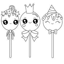 Desenhos para colorir: Pirulito - Páginas para Colorir Imprimíveis Gratuitamente