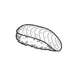 Desenhos para colorir: Sushi - Páginas para Colorir Imprimíveis Gratuitamente