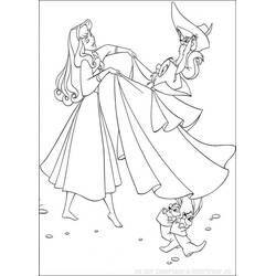 Desenho A Bela Adormecida (Contos de Fadas e Histórias) #130786 para imprimir e colorir