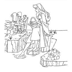 Desenho A Bela Adormecida (Contos de Fadas e Histórias) #130801 para imprimir e colorir