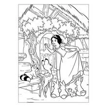 Página para colorir: Branca de Neve e os Sete Anões (Contos de Fadas e Histórias) #133909 - Páginas para Colorir Imprimíveis Gratuitamente