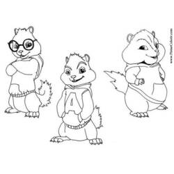 Desenhos para colorir: Alvin e the Chipmunks - Páginas para Colorir Imprimíveis Gratuitamente