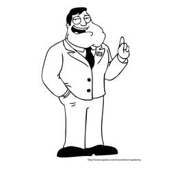 Desenhos para colorir: American Dad! - Páginas para Colorir Imprimíveis Gratuitamente