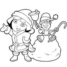 Página para colorir de Dora a Exploradora (Desenhos Animados e Séries Animadas) #29839, pronta para imprimir