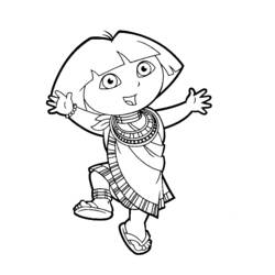 Desenho Dora a Exploradora (Desenhos Animados e Séries Animadas) #29909 para imprimir e colorir