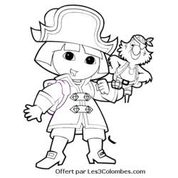 Desenho Dora a Exploradora (Desenhos Animados e Séries Animadas) #30068 para imprimir e colorir