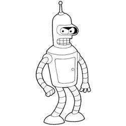 Desenhos para colorir: Futurama - Páginas para Colorir Imprimíveis Gratuitamente