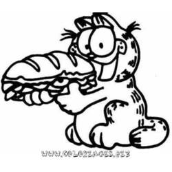 Desenho Garfield (Desenhos Animados e Séries Animadas) #26139 para imprimir e colorir