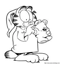 Desenho Garfield (Desenhos Animados e Séries Animadas) #26150 para imprimir e colorir