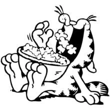 Desenho Garfield (Desenhos Animados e Séries Animadas) #26172 para imprimir e colorir