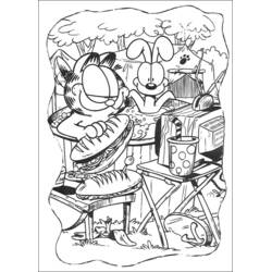 Desenho Garfield (Desenhos Animados e Séries Animadas) #26212 para imprimir e colorir