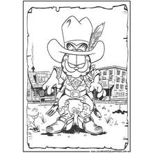 Desenho Garfield (Desenhos Animados e Séries Animadas) #26279 para imprimir e colorir